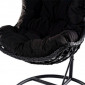 Кресло плетеное подвесное Cand Black